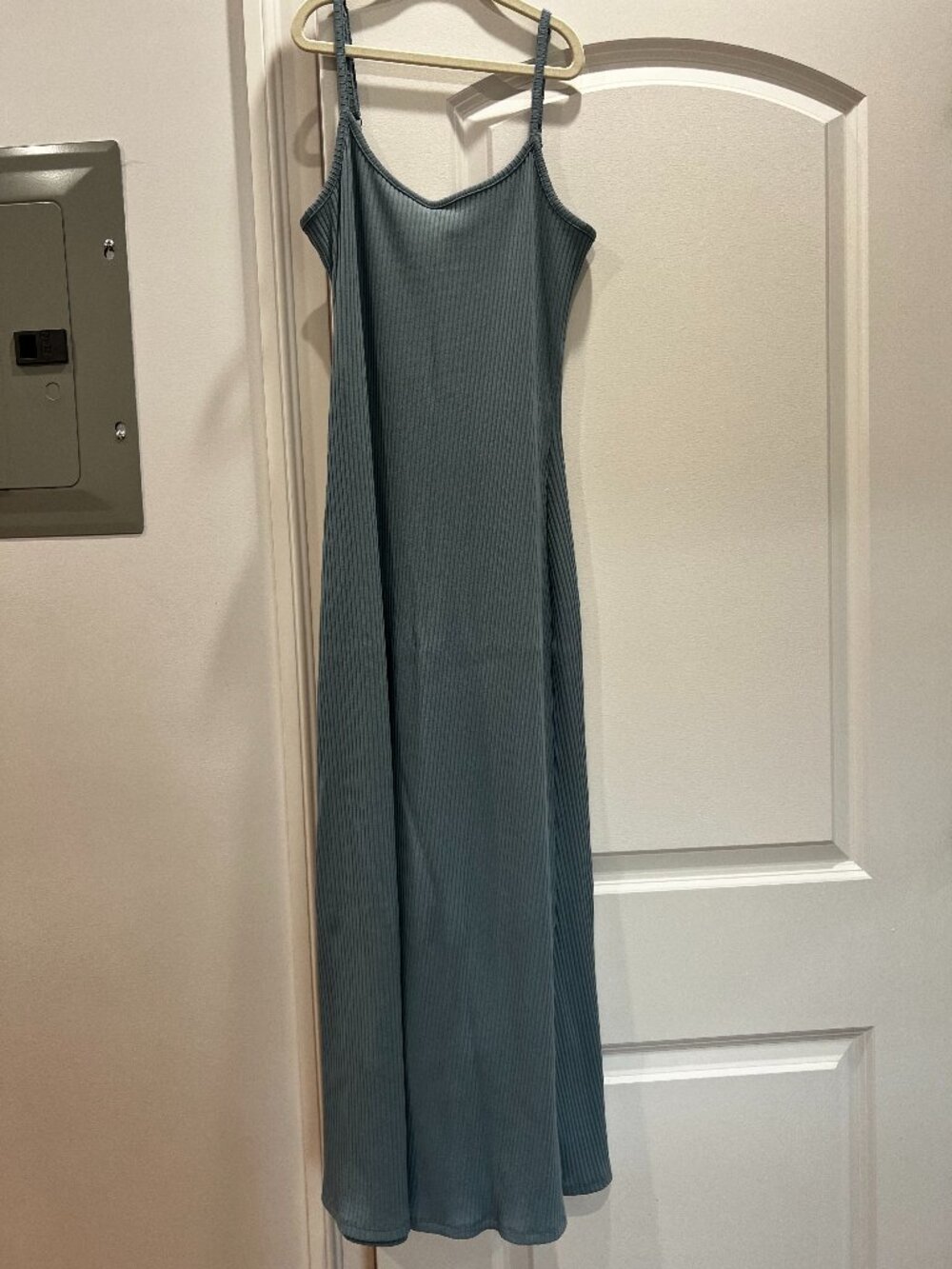 A New Day Ribbed Maxi | S | Blue